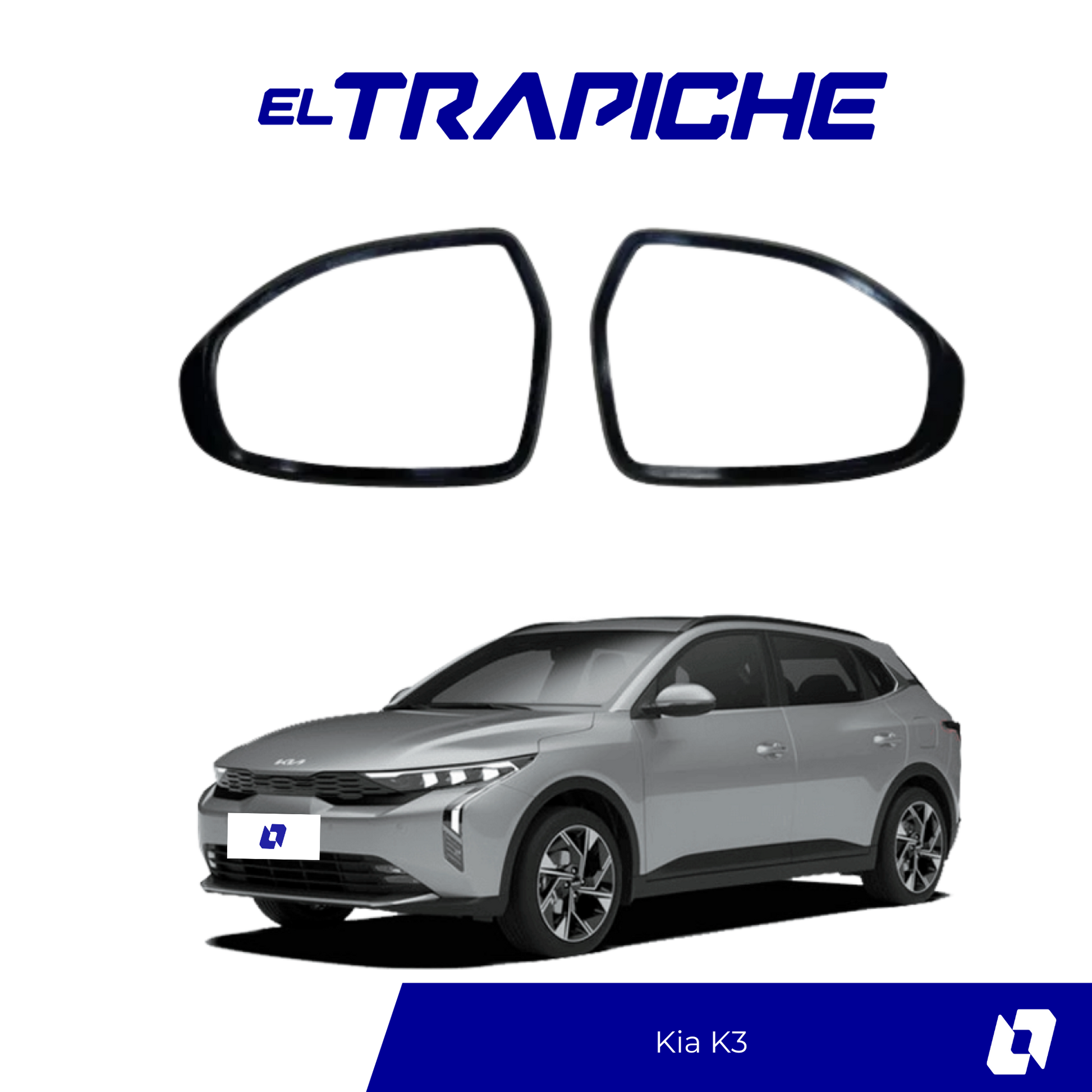 Protege los espejos de tu Kia K3 con seguros antirrobo resistentes y de fácil instalación. Seguridad eficaz sin alterar el diseño original del auto.