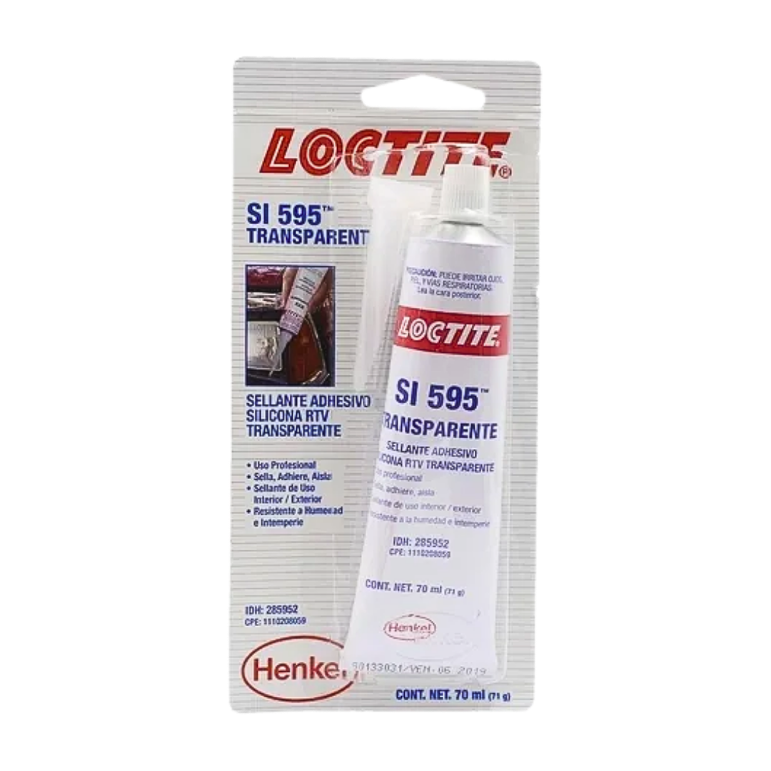 silicona loctite si 595, silicona transparente loctite, sellador rtv, silicona automotriz transparente, adhesivo silicona alta temperatura, silicona para juntas loctite, loctite si 595 transparente, silicona no tóxica, sellador flexible transparente, loctite sellador industrial, silicona para farolas, silicona para motores