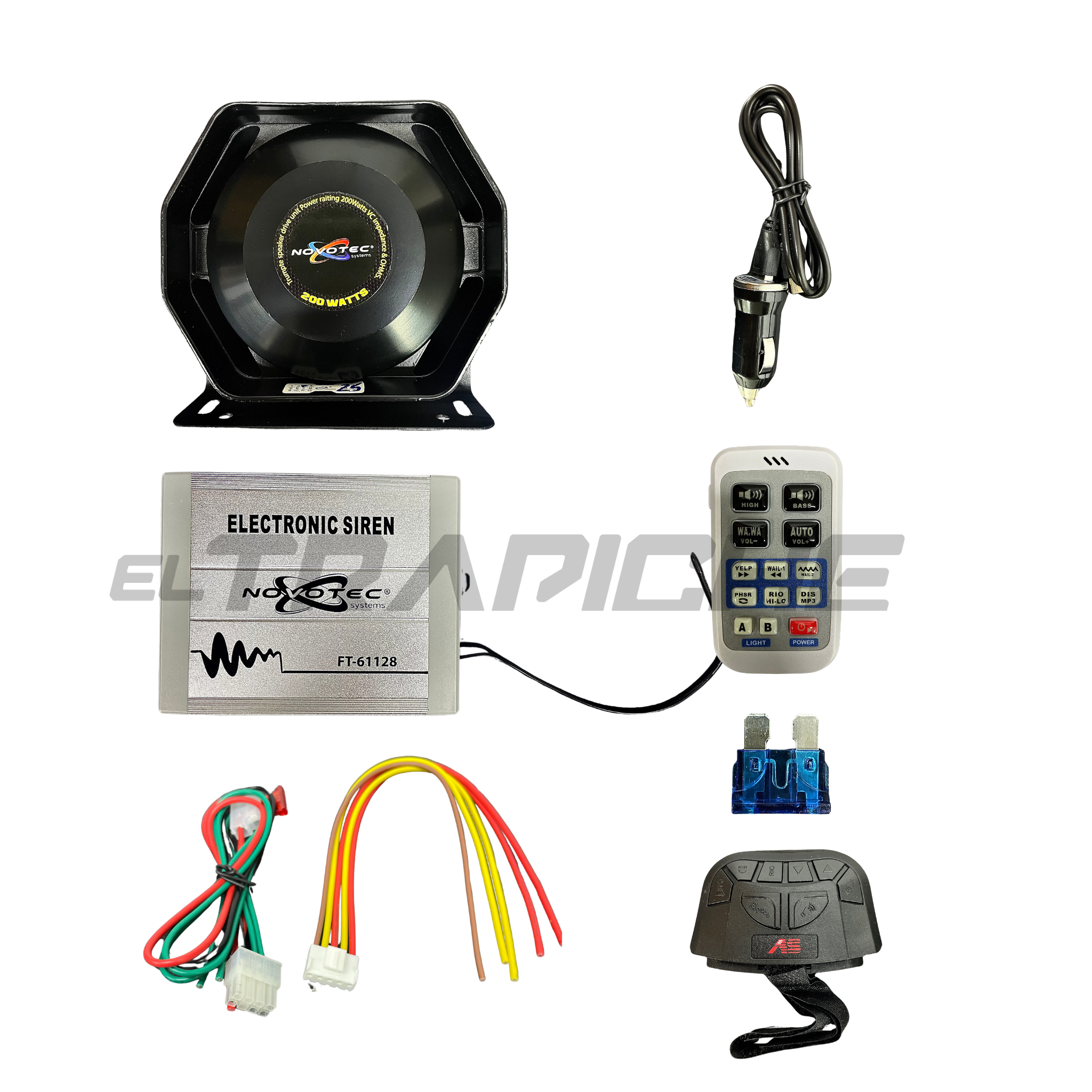 Sirena de perifoneo inalámbrica Novotec