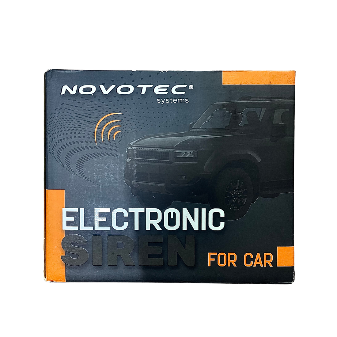 Sirena de perifoneo inalámbrica Novotec de 200W con 7 modos de alarma. Ideal para alertas sonoras y comunicación eficiente en emergencias o seguridad.