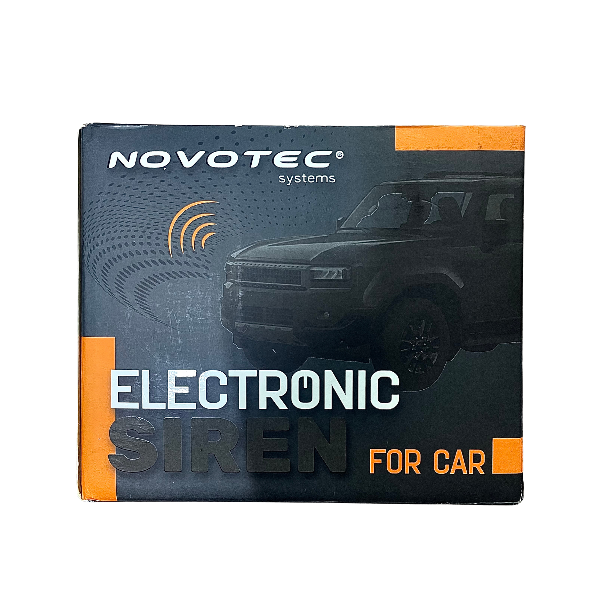 Sirena de perifoneo inalámbrica Novotec de 200W con 7 modos de alarma. Ideal para alertas sonoras y comunicación eficiente en emergencias o seguridad.