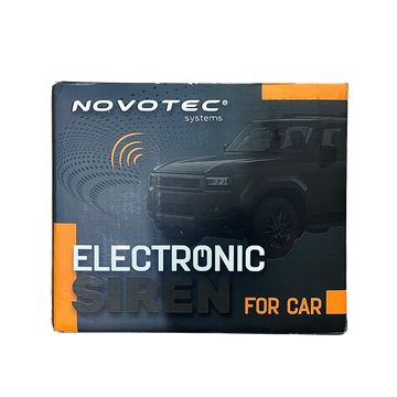 Sirena de perifoneo inalámbrica Novotec de 200W con 7 modos de alarma. Ideal para alertas sonoras y comunicación eficiente en emergencias o seguridad.