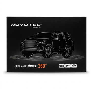 Sistema de Cámaras 360° Ultra HD DVR Novotec TC-61302 con Visión Nocturna