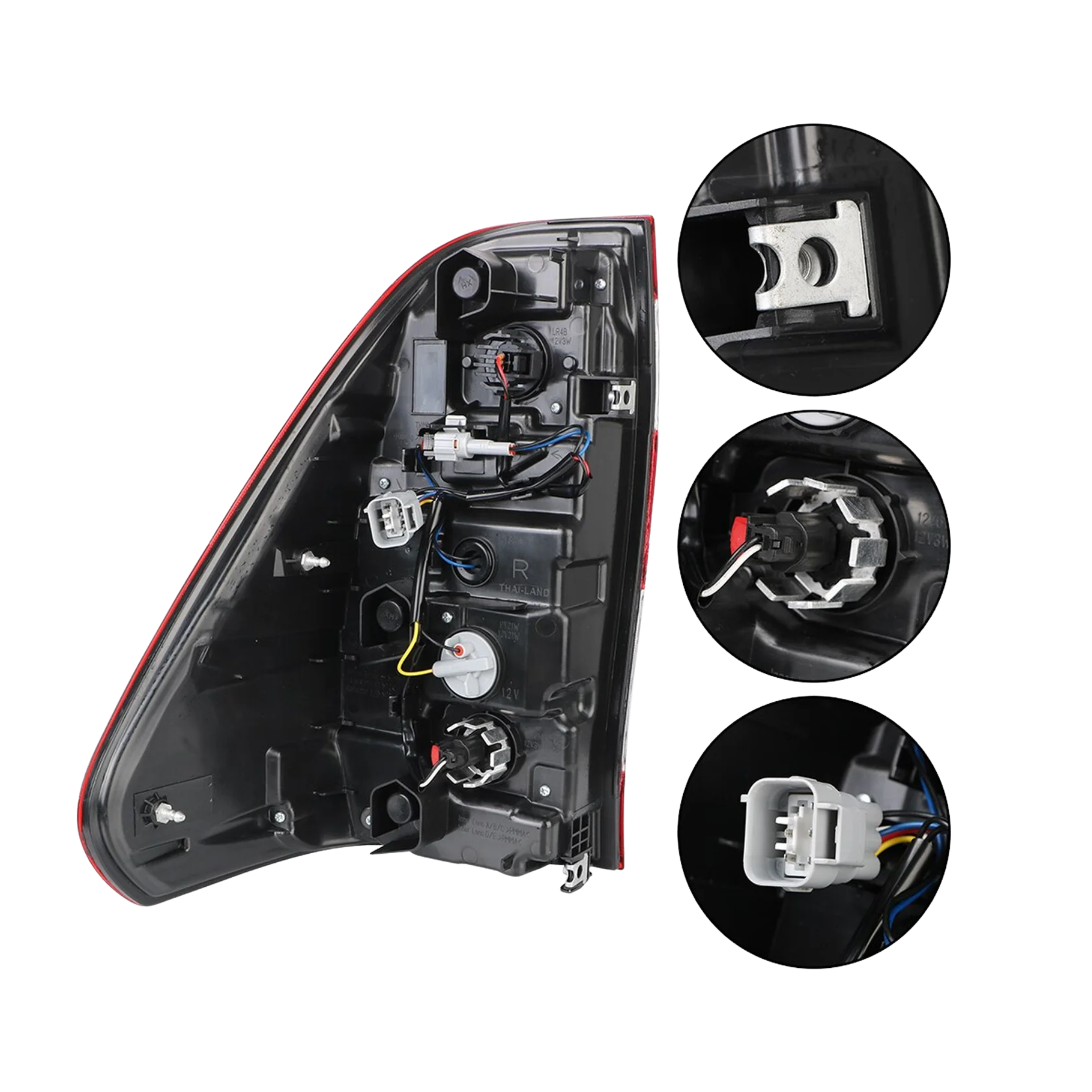 Stop trasero Hilux Revo 2021. Repuesto nuevo de 21, encaje perfecto tipo original, fácil instalación, ideal para reemplazo o actualización.