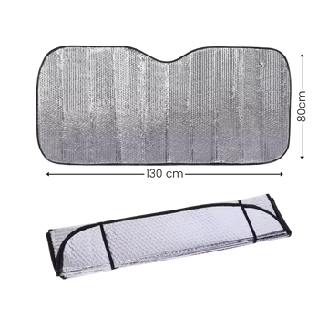 tapasol carro, tapasol universal, tapasol 130x80, parasol auto, protector solar parabrisas, tapasol plegable, bloqueador solar auto