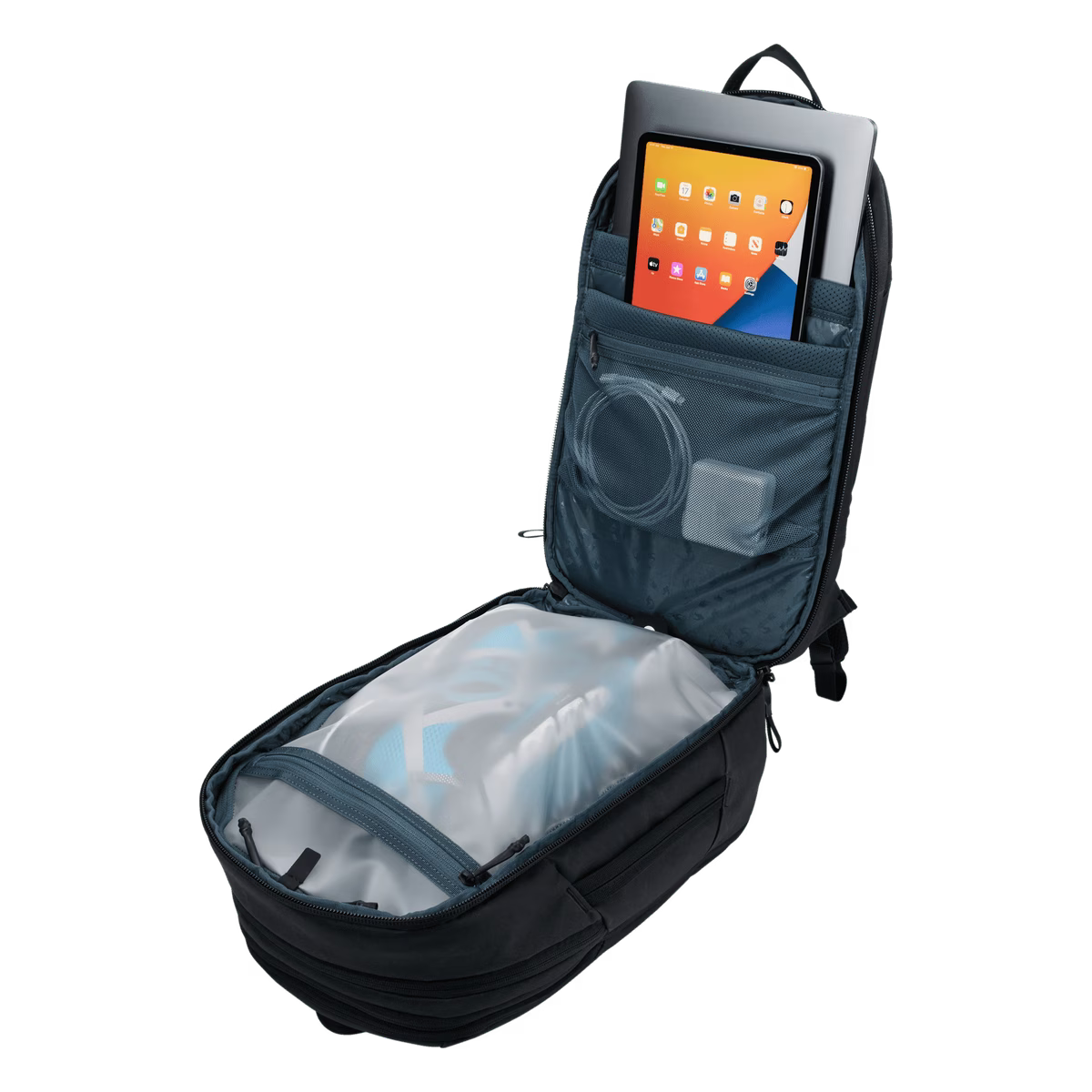 Mochila Thule Aion, Bolso Aion, Thule Aion 28L, mochila expandible Thule, bolso de viaje sostenible, mochila bluesign Thule, mochila ecológica, mochila lona encerada, Thule Aion Sling compatible, mochila urbana de viaje