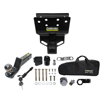 Tiro de arrastre Defénder Prado LC250. Bola 2", 6500Lb. Incluye accesorios. Instalación fácil. Ideal para portaequipaje, bicicleta o tráiler.