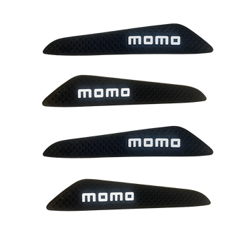  tope puerta momo, protector puerta carro, accesorios deportivos, guardapuertas auto, defensa lateral, autopartes momo, protector adhesivo carro

