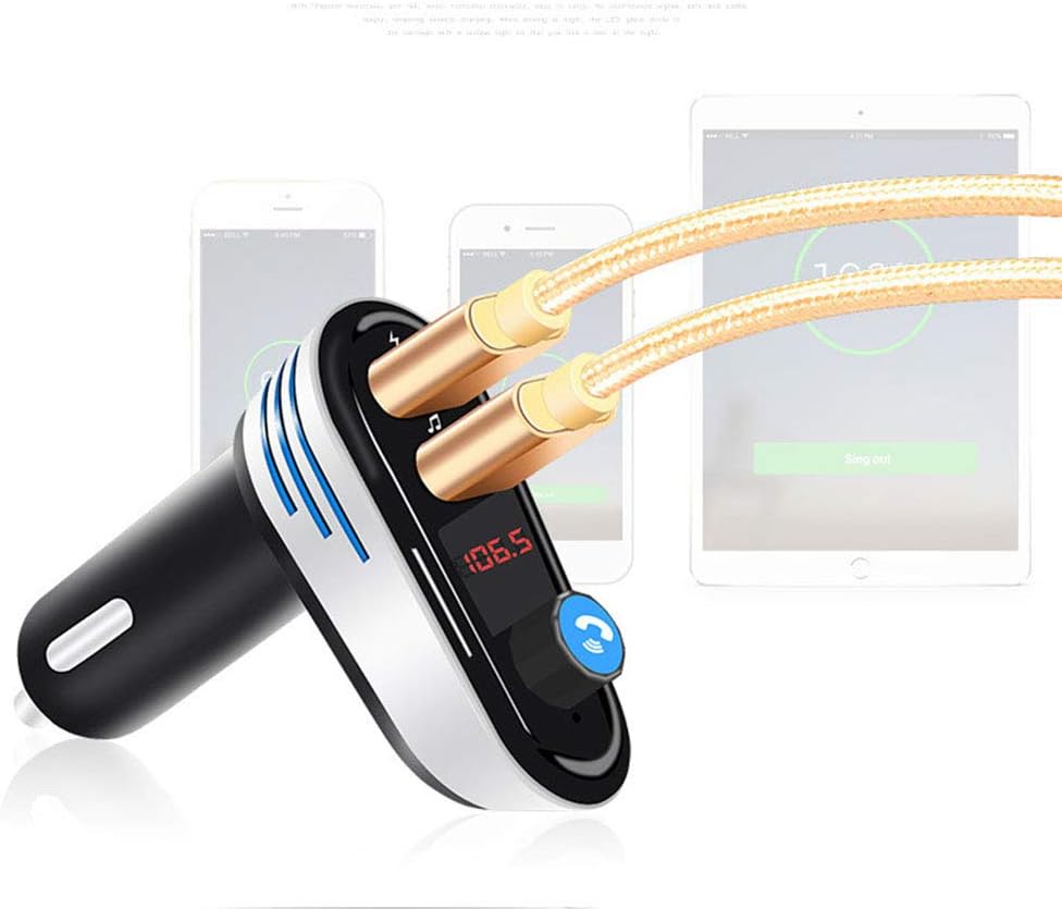 transmisor fm bluetooth, transmisor auto llamadas, manos libres carro, bluetooth fm auto, transmisor mp3 fm, cargador bluetooth carro, accesorio carro música, adaptador bluetooth vehículo, transmisor usb auto, reproductor fm bluetooth