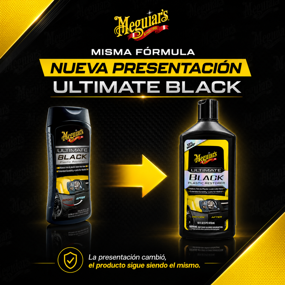 Ultimate Black, Restaurador De Plásticos G15812EU Meguiars