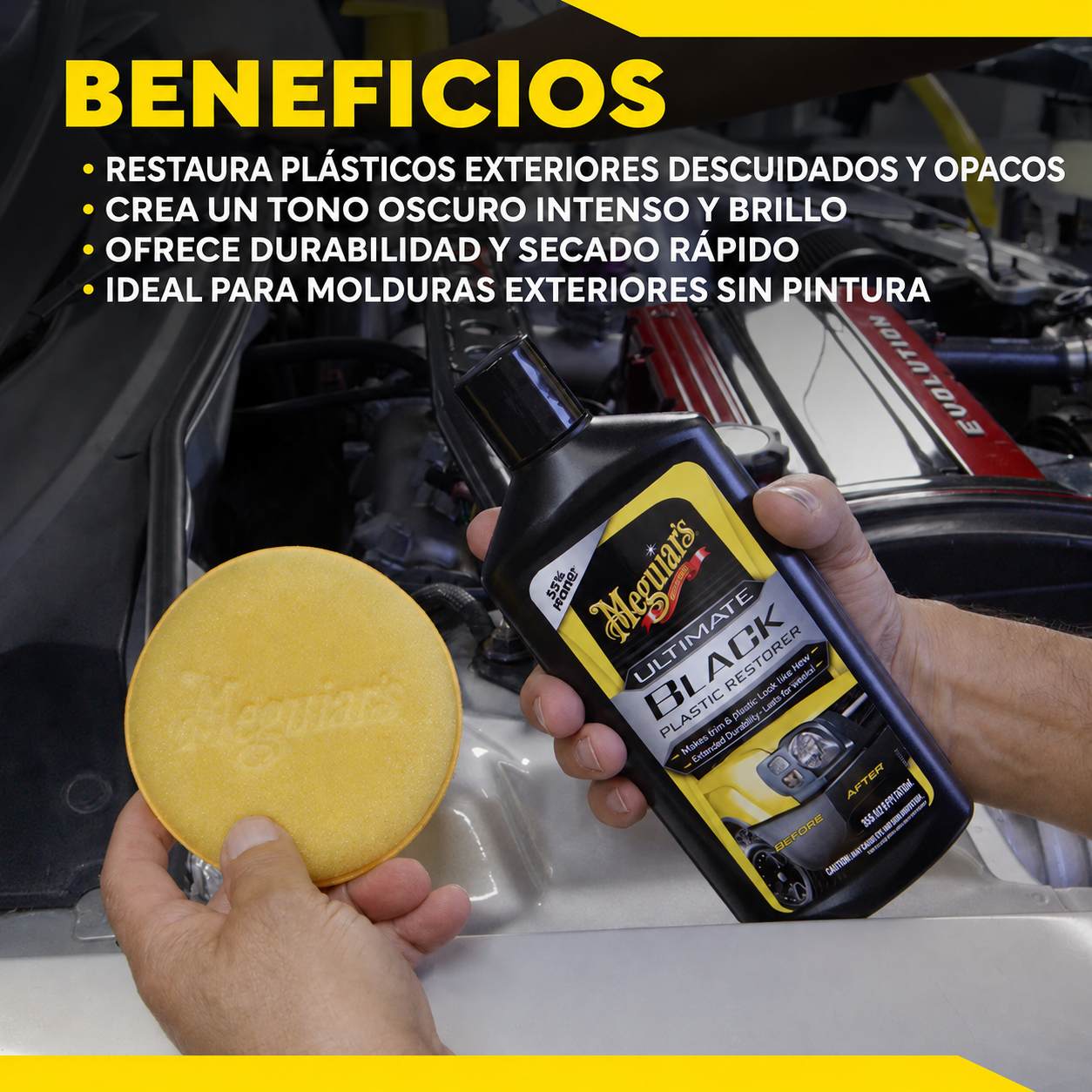 Ultimate Black, Restaurador De Plásticos G15812EU Meguiars