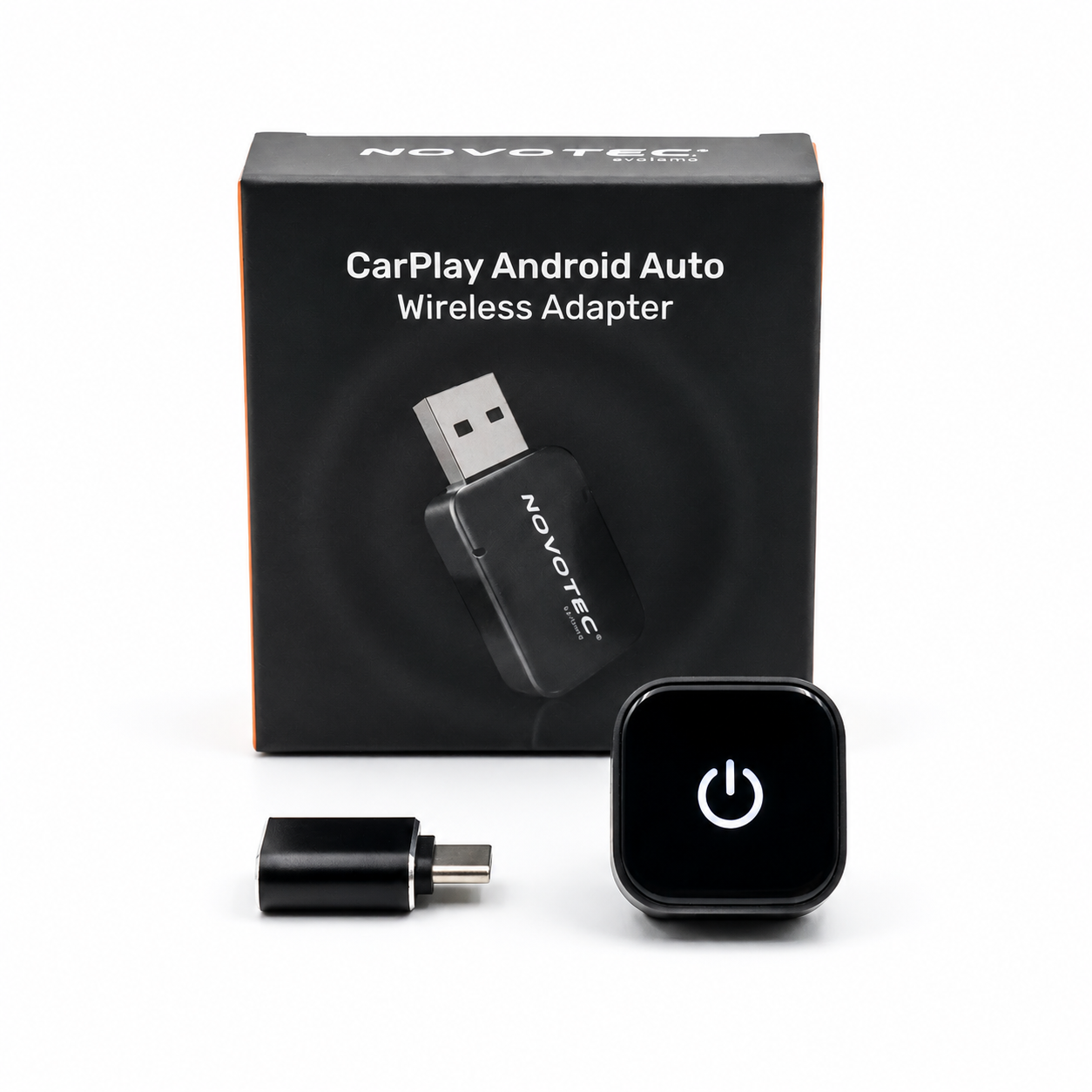 Adaptador CarPlay Android Auto Inalámbrico NOVOTEC Wireless USB
