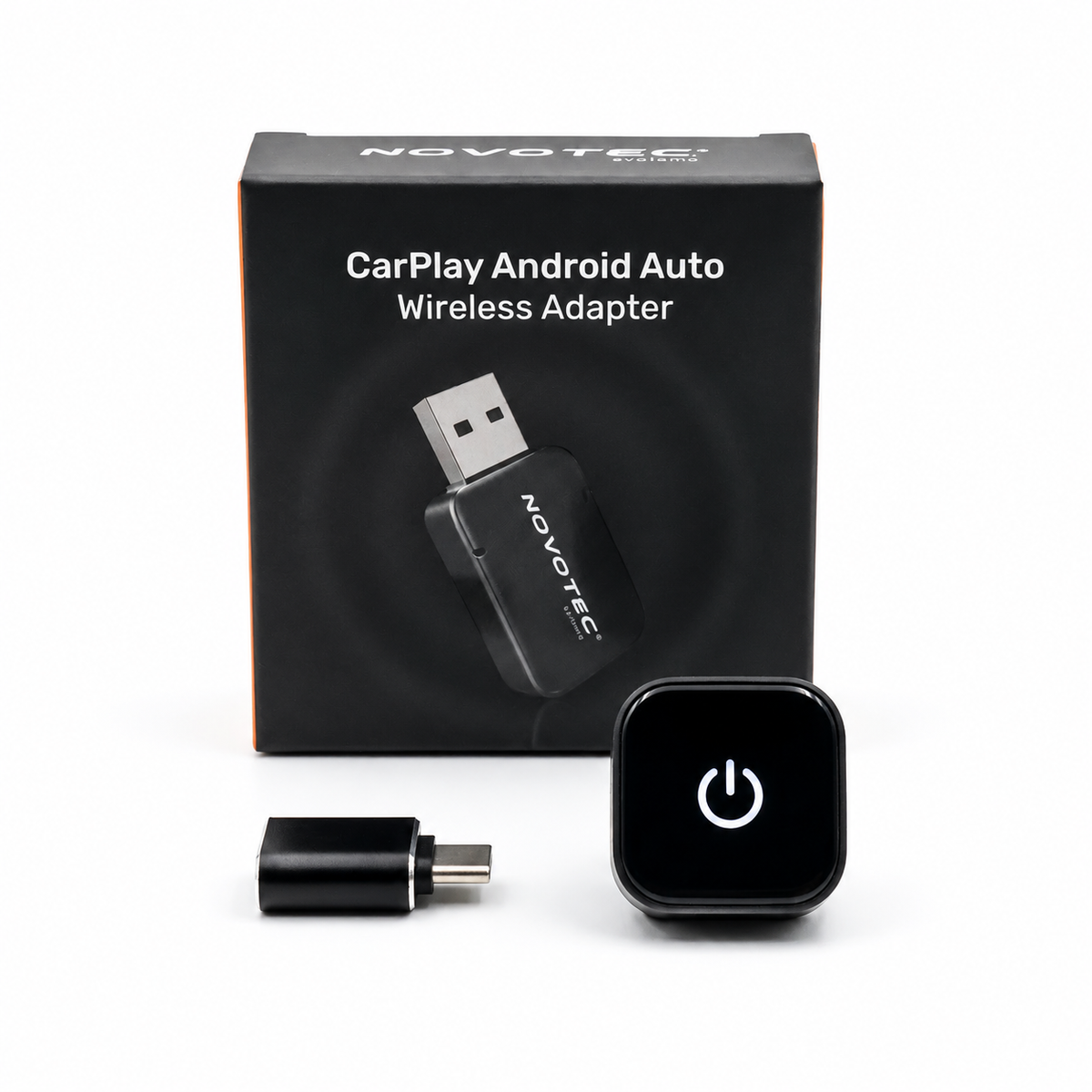 Adaptador CarPlay Android Auto Inalámbrico NOVOTEC Wireless USB