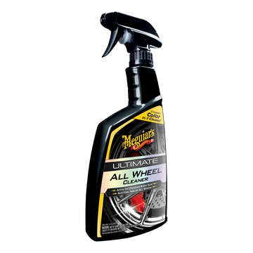 Ultimate All Wheel Cleaner de Meguiar’s elimina suciedad y polvo de frenos con seguridad. Limpieza profunda para cualquier tipo de llanta o rin.