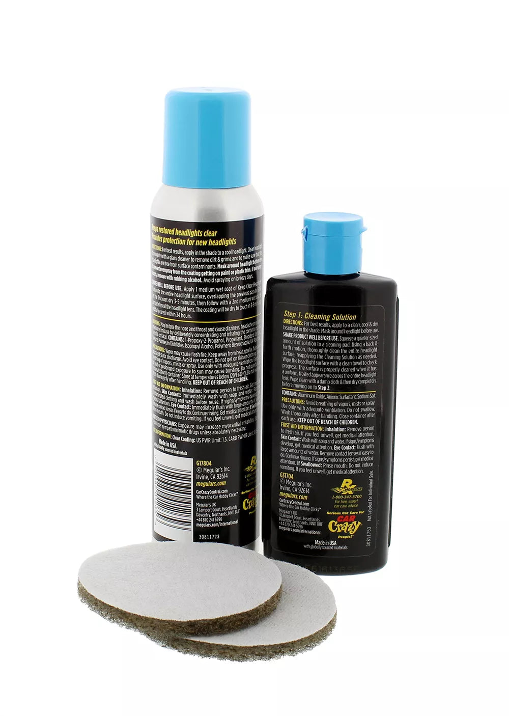 Headlight Restoration Kit, Restaurador de farolas G2970 meguiars