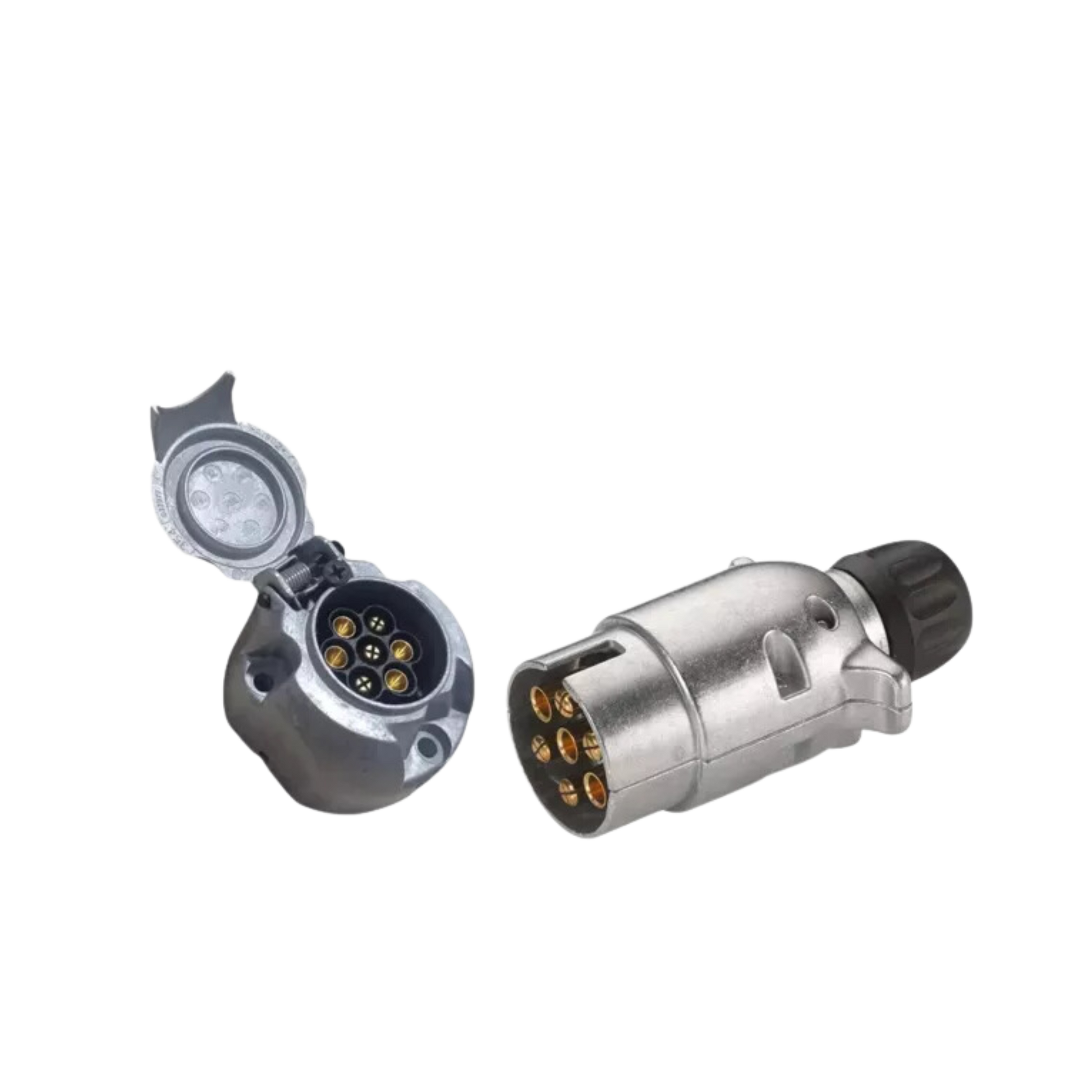 Este kit es la solución para la conexión eléctrica entre vehículos y remolques. Asegura la comunicación para el funcionamiento de las luces del remolque.