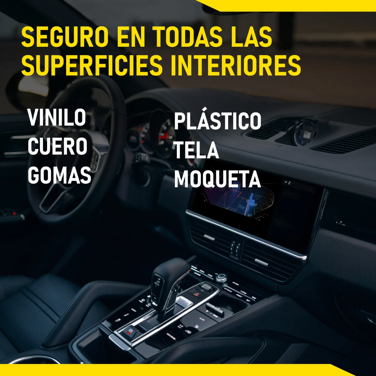 Limpia con seguridad todo el interior de tu auto con All Surface Interior Cleaner de Meguiar's. Ideal para pantallas, cuero, vinilo y más, sin residuos.