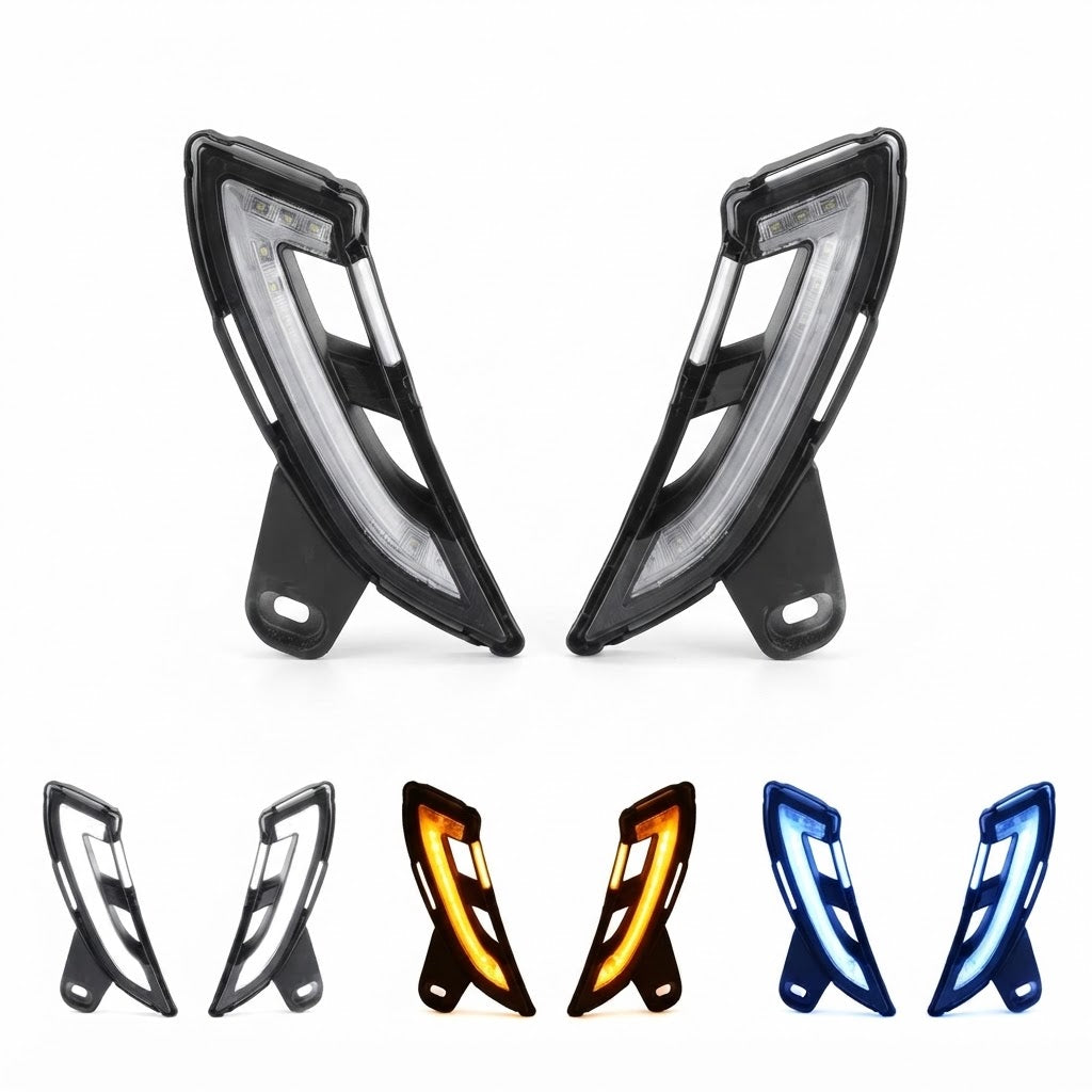 DRL LED Delanteras Tricolor Secuenciales para Toyota Prado LC250 2024–2025