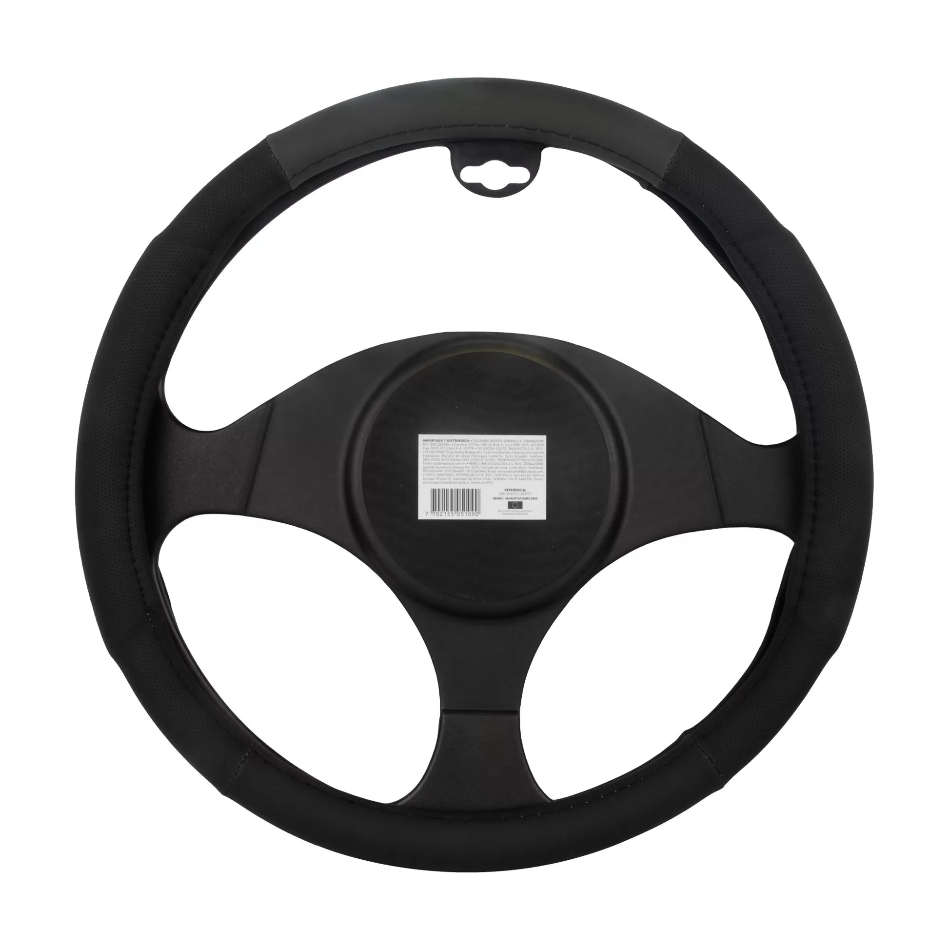 forro cabrilla simoniz, protector timón carro, forro volante gris, cubierta volante pvc, funda para timón auto, accesorio interior carro, forro ergonómico timón, protector volante antidesgaste, accesorios simoniz carro, forro elegante para volante