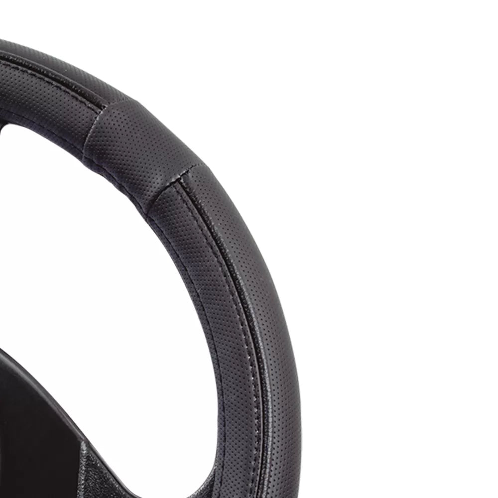forro cabrilla simoniz, forro volante negro gris, protector timón carro, funda timón auto, cubierta volante pvc, accesorio interior carro, forro ergonómico timón, protector volante antidesgaste, accesorios simoniz carro, forro elegante para volante