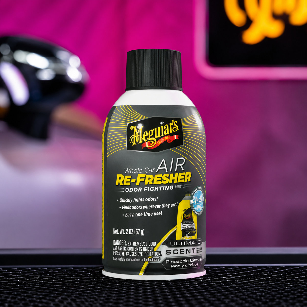 Granada Pineapple Citrus de Meguiar’s Air Re-Fresher G260102– Eliminador de Olores para Carro