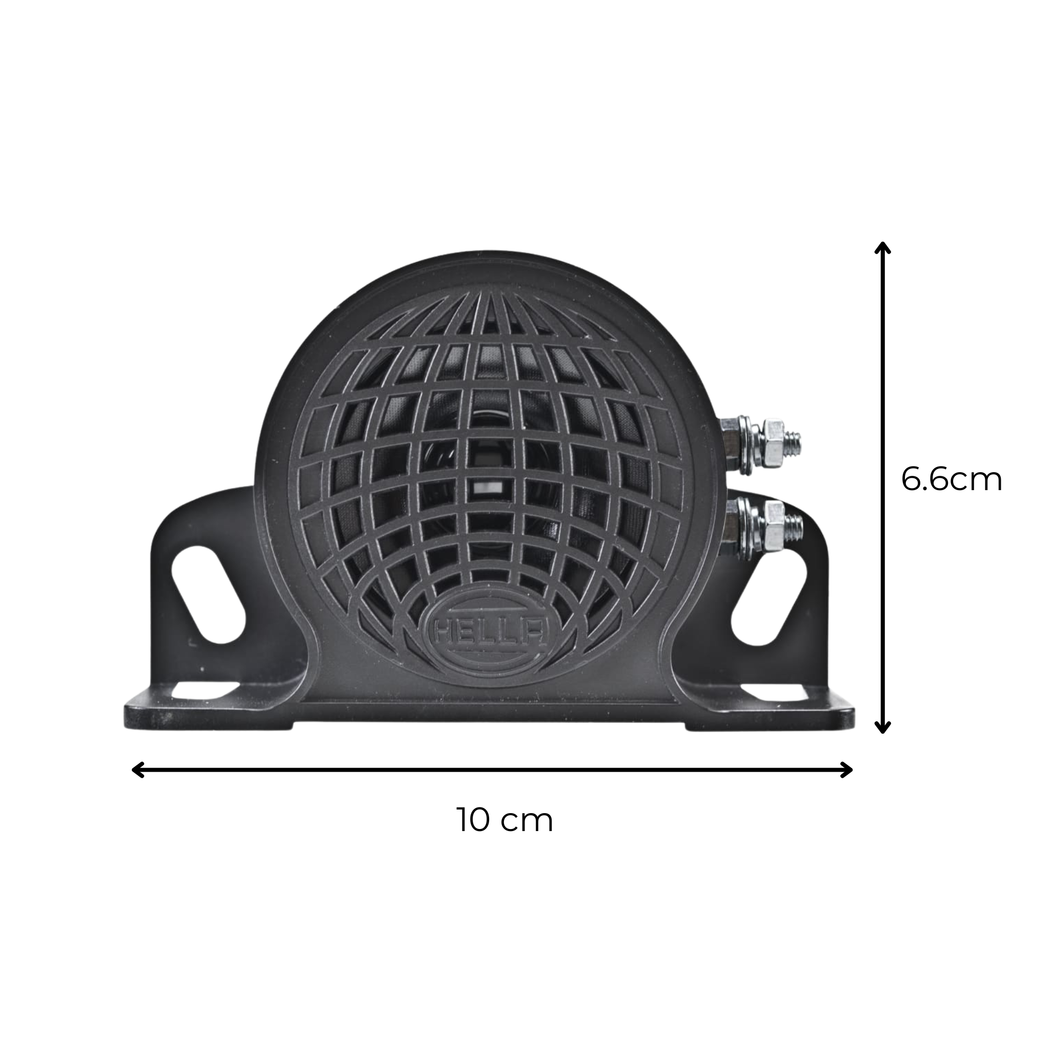 Pito de reversa Hella 1100 decibeles. Máxima alerta sonora para maniobras seguras en retroceso. Calidad garantizada y fácil instalación.