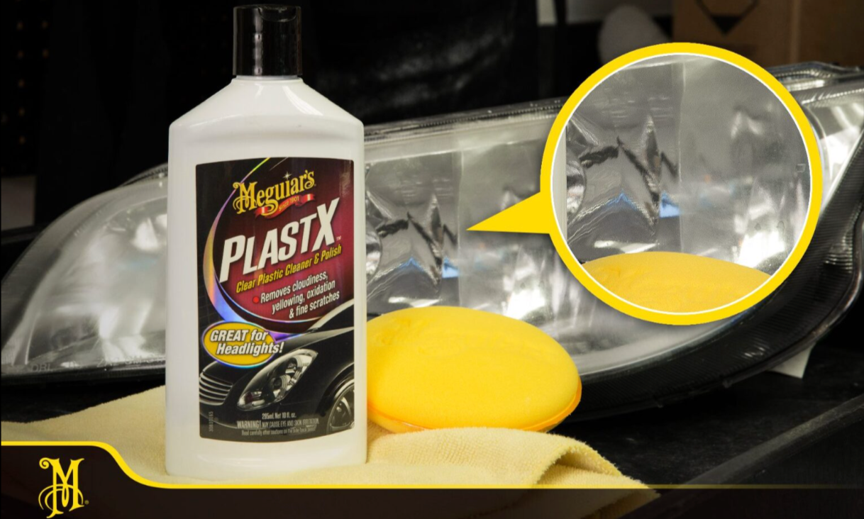 Plast X, restaurador de farolas plásticas de autos G12310 Meguiars