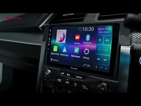 DVD Pioneer 9'' DMH-AP6650BT con pantalla táctil, Bluetooth, conectividad Apple CarPlay y Android Auto. Disfruta de audio y video de alta calidad en tu vehículo.