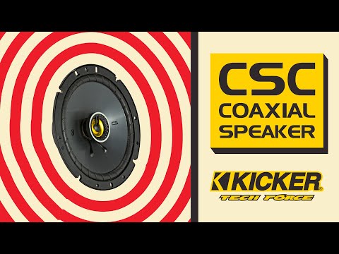 parlantes kicker 6.5, parlantes coaxiales 2 vías, parlante carro kicker cs, sonido carro kicker, parlantes 300W pico, mejora sonido auto, parlantes para vehículo, kicker cs series 6.5
