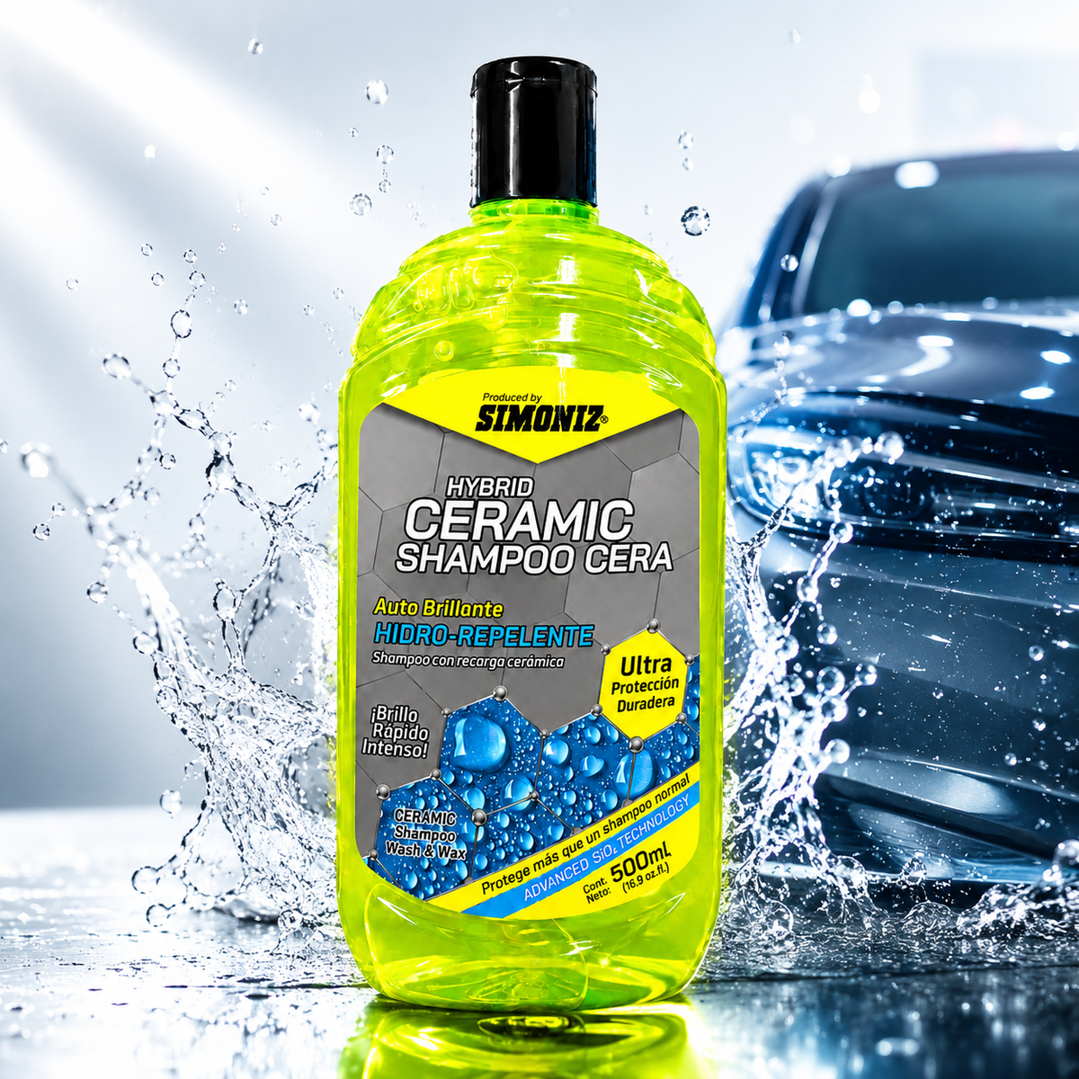 Shampoo Cera Hybrid Ceramic Simoniz 500 ml