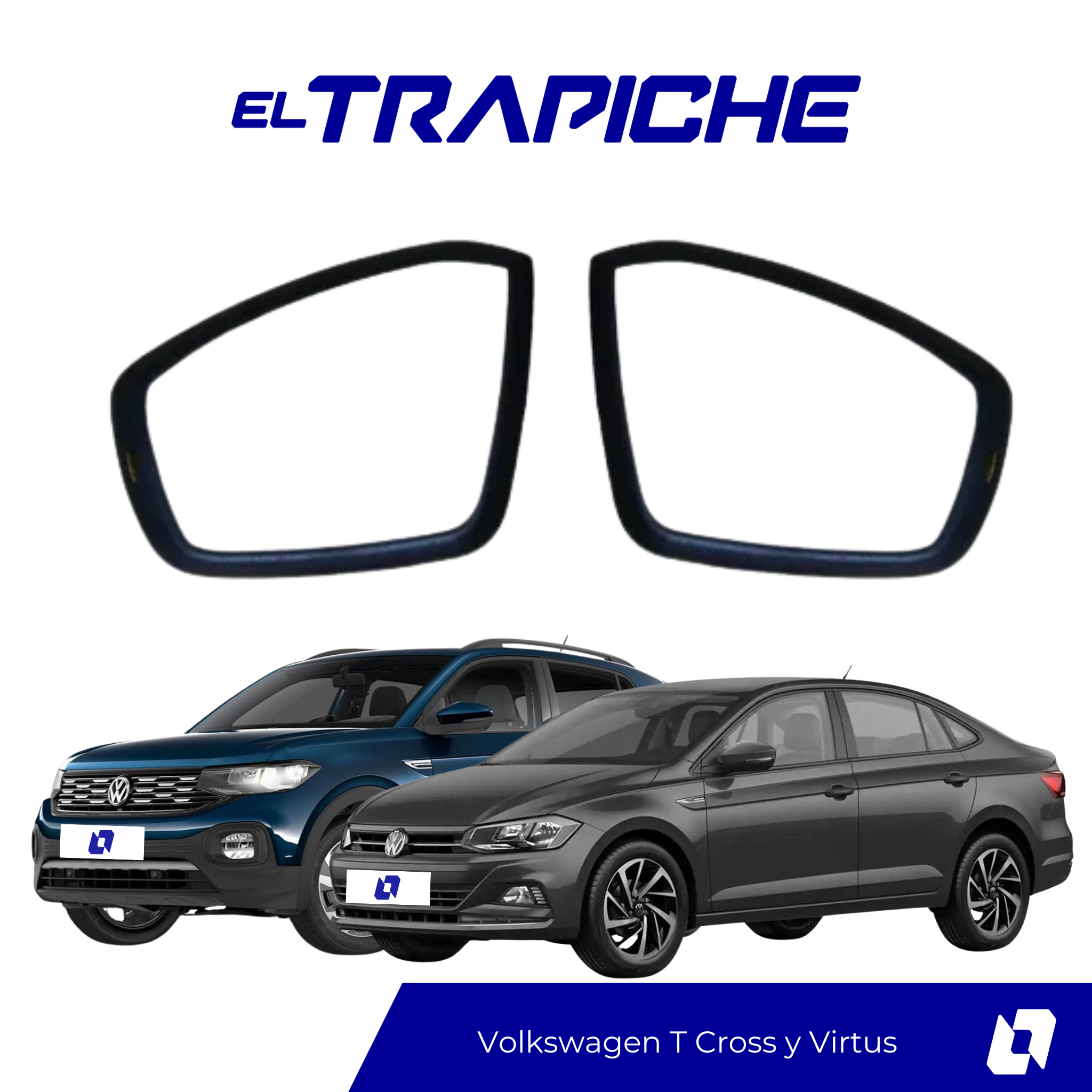 Seguro antirrobo para espejos Volkswagen T Cross y Virtus. Fácil de instalar, discreto y sin modificaciones. Protege tus retrovisores contra robos.

