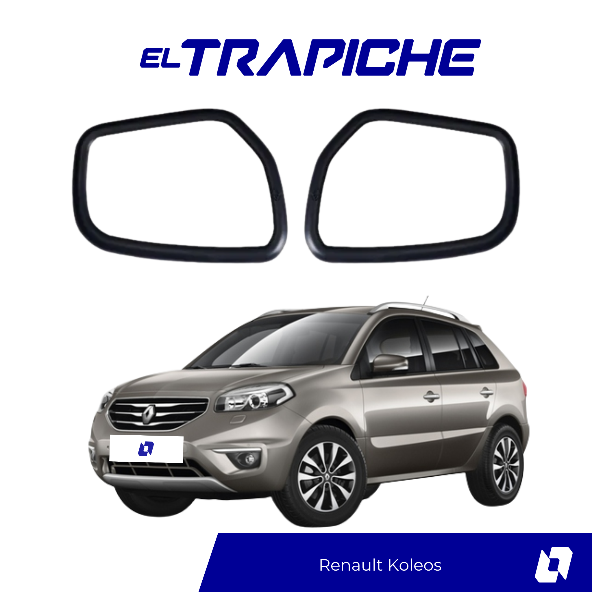 Protege los espejos de tu Renault Koleos con este seguro antirrobo. Instalación fácil, ajuste perfecto y máxima seguridad sin dañar tu vehículo.