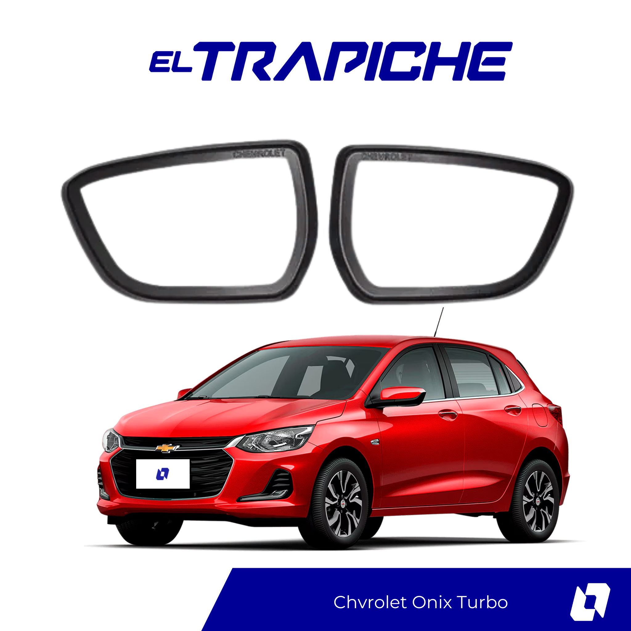 Protege los retrovisores de tu Chevrolet Onix Turbo con este seguro antirrobo. Instalación fácil, diseño discreto y máxima seguridad sin modificar el vehículo.