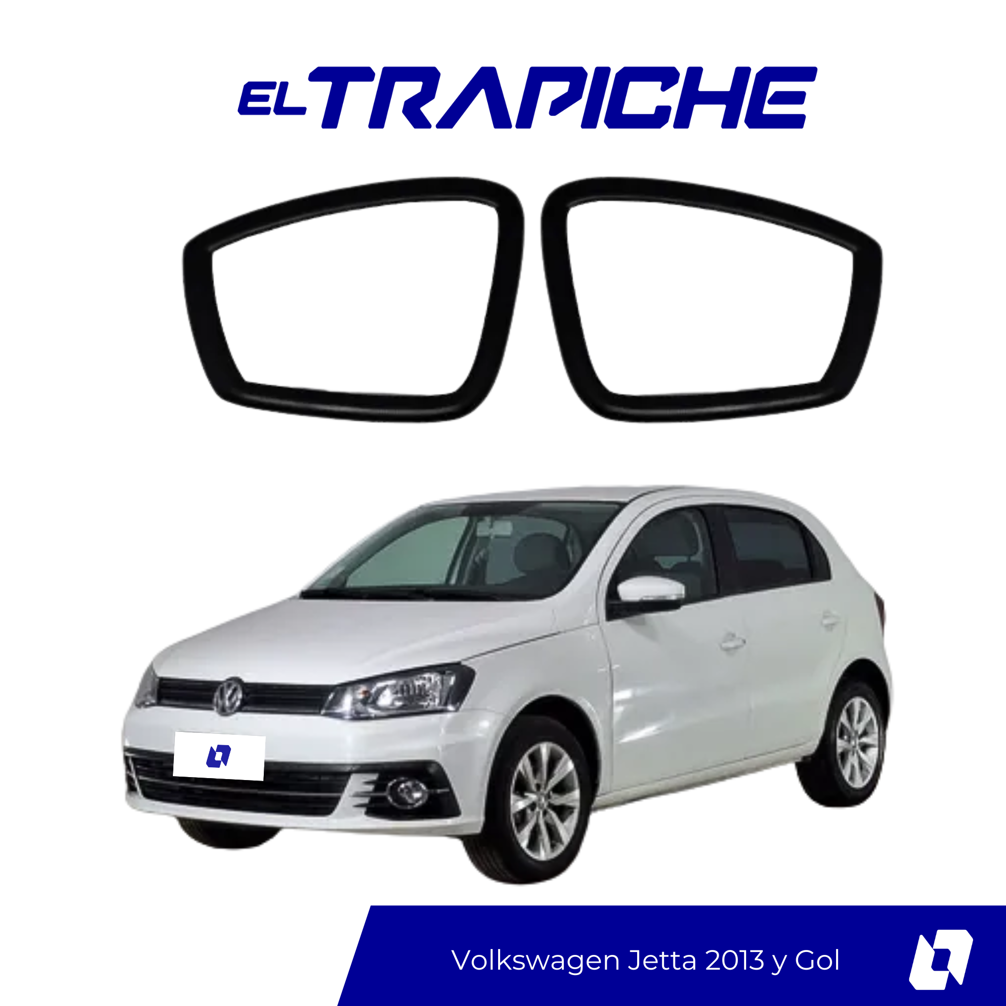 Protege tus espejos del Volkswagen Jetta 2013 y Gol con este seguro antirrobo resistente y de fácil instalación. Seguridad y discreción para tu auto.