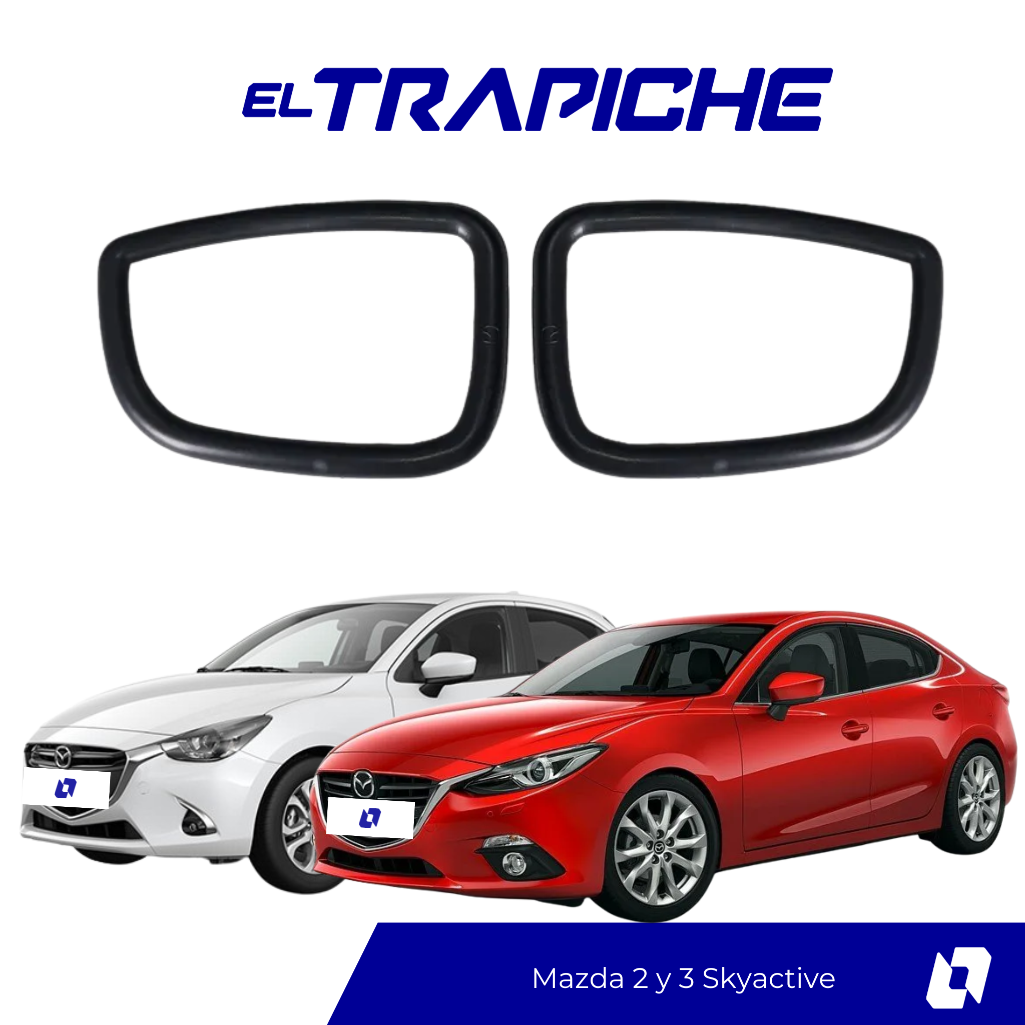 Protege los retrovisores de tu Mazda 2 y 3 Skyactive con este seguro antirrobo. Instalación fácil, diseño discreto y máxima seguridad sin alterar el vehículo.