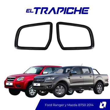 Protege los retrovisores de tu Ford Ranger o Mazda BT50 2014 con este seguro antirrobo. Instalación fácil, sin modificar el vehículo.