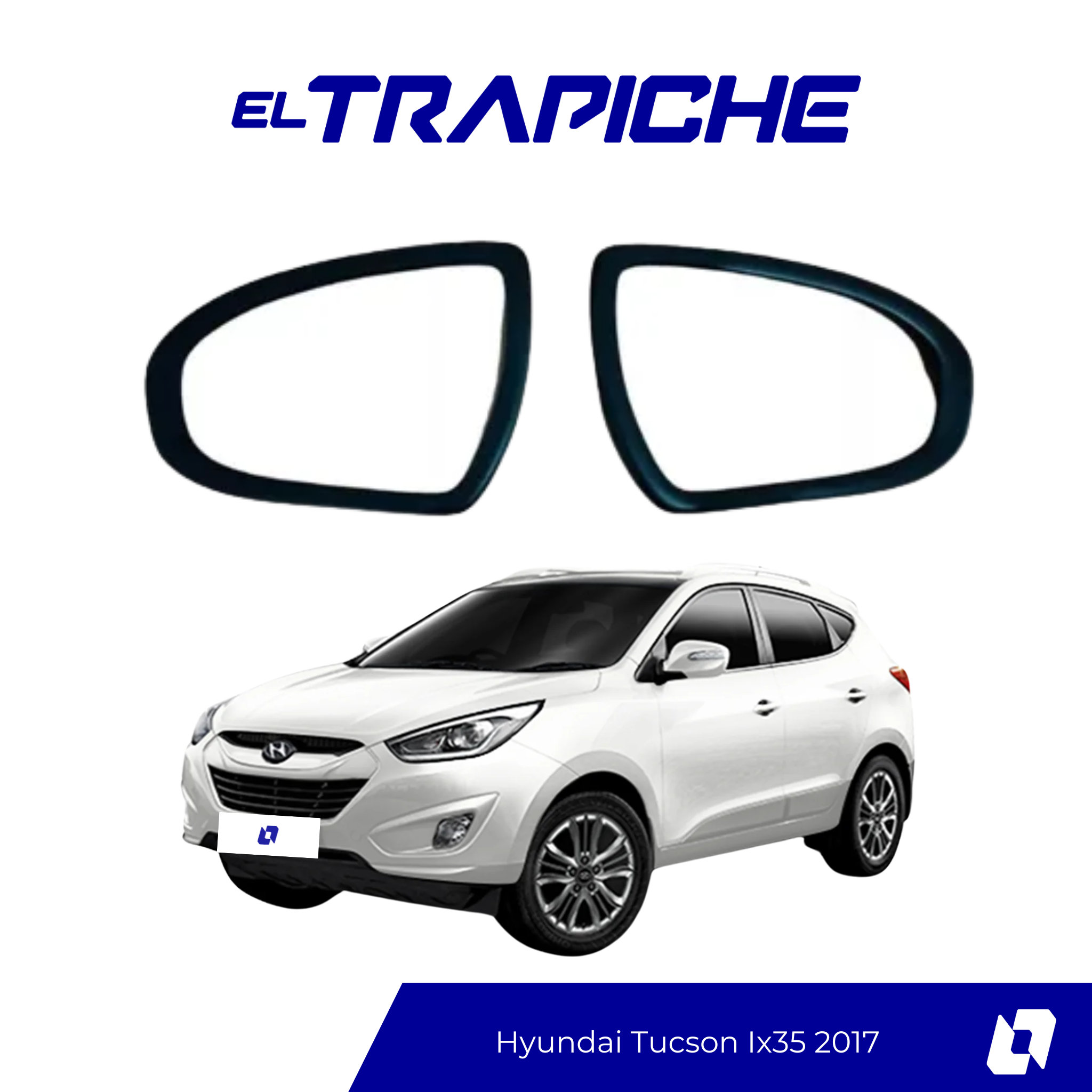 Protege los espejos de tu Hyundai Tucson IX35 2017 con este seguro antirrobo resistente y fácil de instalar, sin modificar el diseño original del vehículo.
