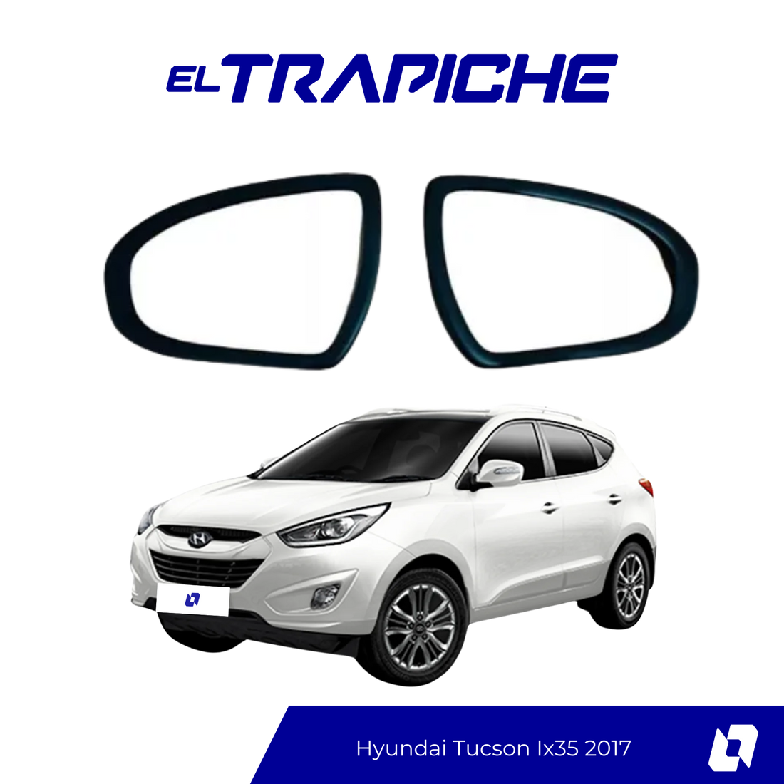 Protege los espejos de tu Hyundai Tucson IX35 2017 con este seguro antirrobo resistente y fácil de instalar, sin modificar el diseño original del vehículo.