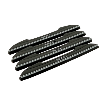 tope puerta sparco, protector puertas gris, sparco adhesivo, tope sparco unidad, defensa lateral carro, protector adhesivo sparco, accesorios auto deportivos, tope puerta gris sparco
