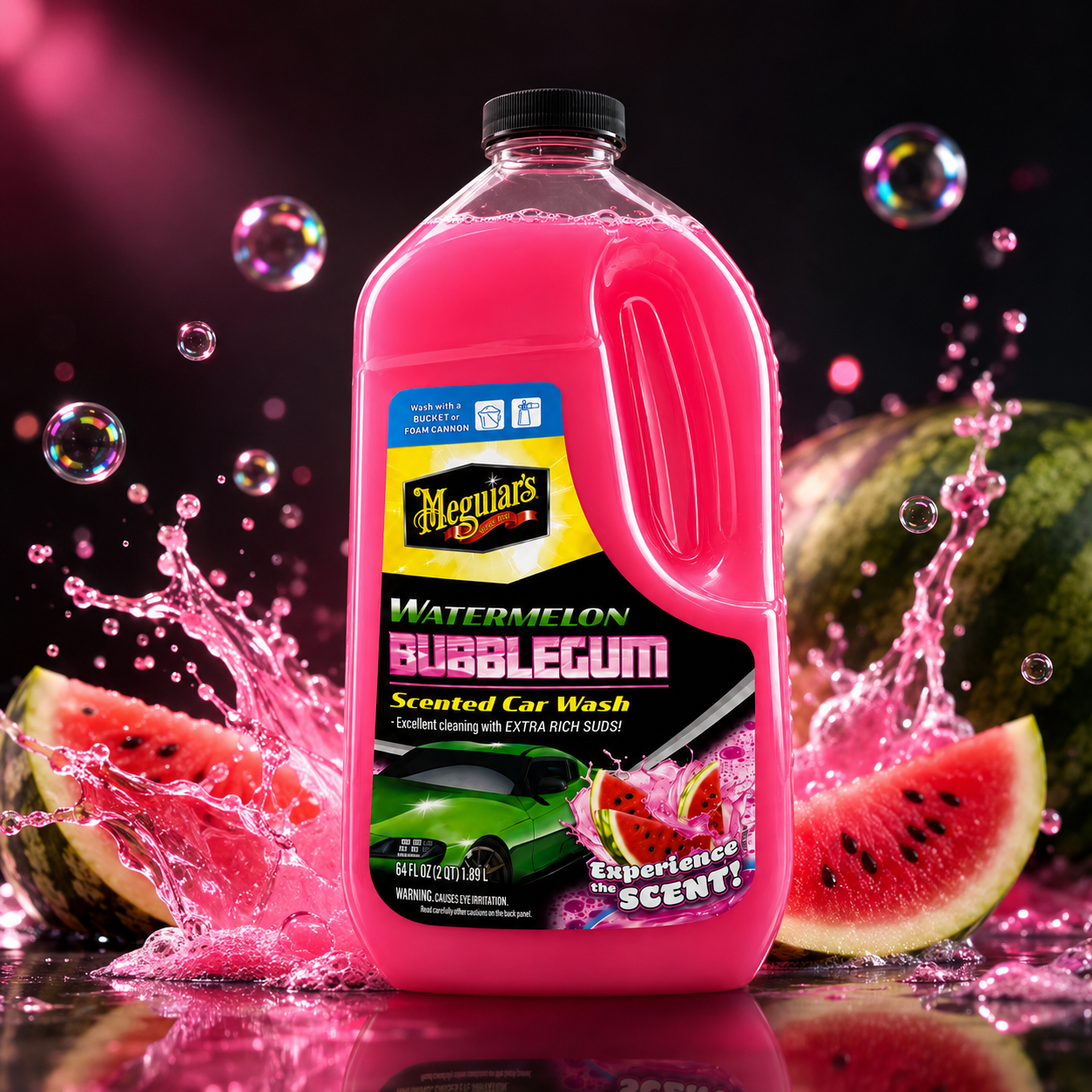 Shampoo Meguiar’s Watermelon Bubblegum para Carro
